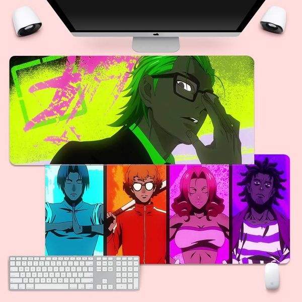 

mouse pads & wrist rests he god of high school gamer speed mice retail small rubber mousepad xl large keyboard pc desk mat takuo anti-slip c