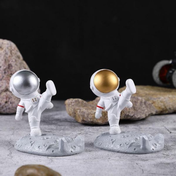 

cell phone mounts & holders creativity universal mobile holder resin astronauts ornaments stand table deskfor