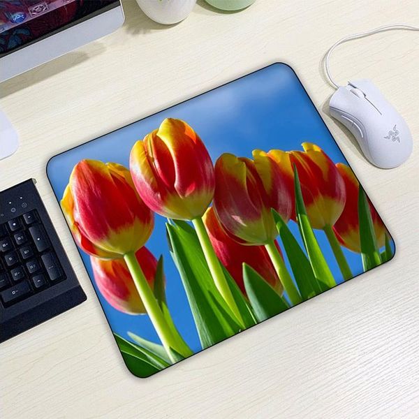 

mouse pads & wrist rests pc gamer cabinet mause pad flower floral office mousepad small gaming mat gamers accessories stitch