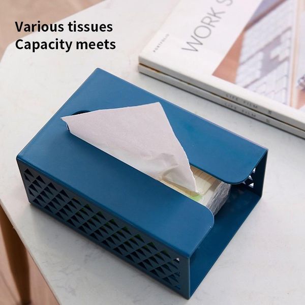 

tissue boxes & napkins wall mounted self adhesive box napkin holder plastic garbage bag dispenser storage rack kicthen car hanging organizer