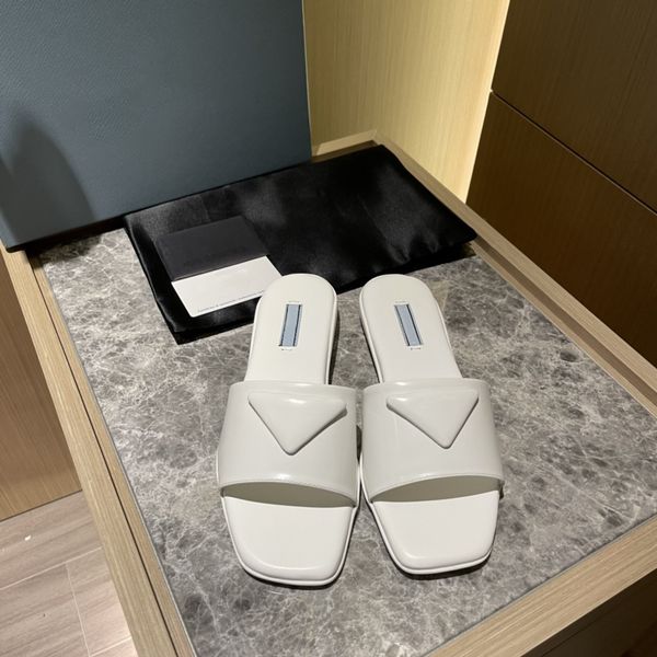 

slippers p family's new pure color lazy shoes in 2021 summer zly, Black