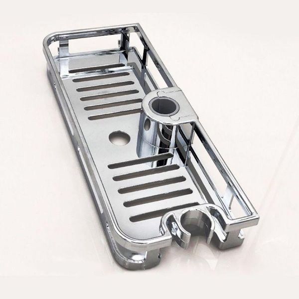 

multifunctional shower lift bar storage rack punch-rod tray bathroom shelves