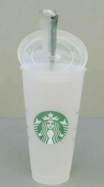 

starbucks reusable 24oz cold cup size with cover and straw
