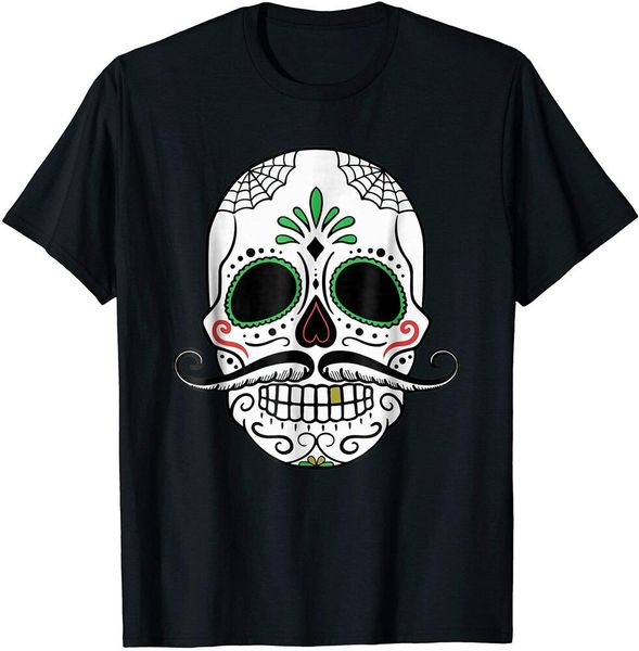 

skull death's head - la catrina - tattoo shirt tee t-shirt size m-5xl, White;black