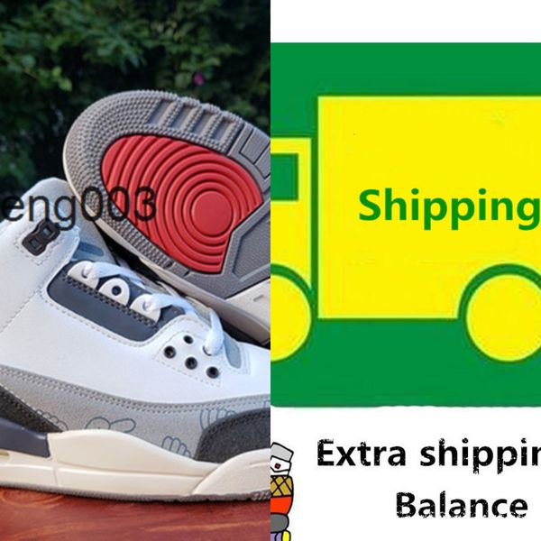 

j3 x fresh water white light grey black basketball shoes men sports sneaker with boxb00p