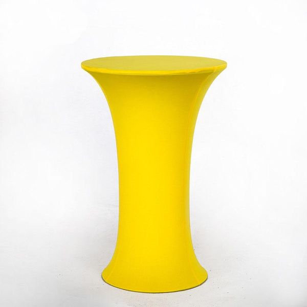

stretch cocktail table cloth spandex wedding banquet cover fitted