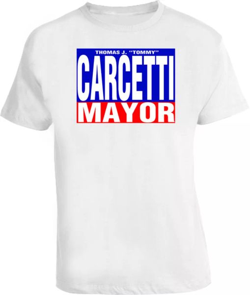 

carcetti for mayor the wire tv show t shirt, White;black