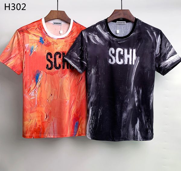 

dsq phantom turtle 2022ss new mens designer t shirt italian fashion tshirts summer dsq t-shirt male 100% cotton 619170, White;black