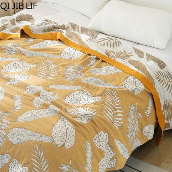 

life 100% cotton muslin summer blanket gauze bed sofa cover chic multifunction mandala throw breathable travel blankets