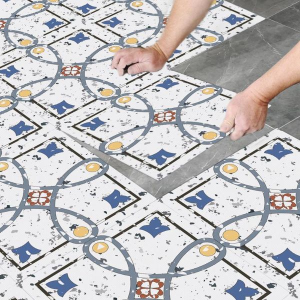 

wall stickers self-adhesive floor terrazzo renovation ground modification tile color diy splicing