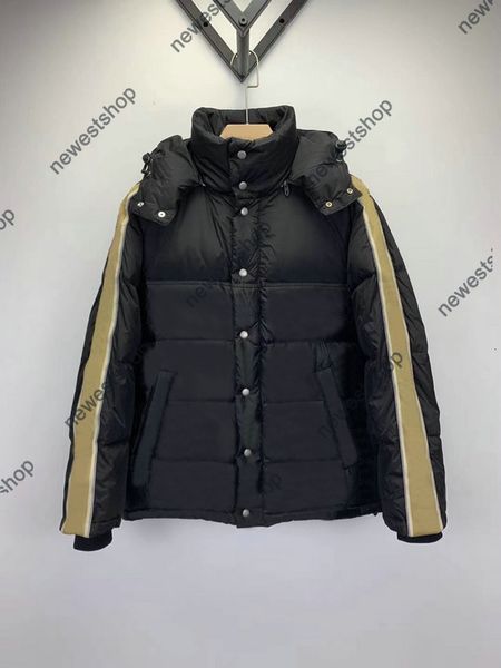 

2021 winter mens down jacket designers clothes womens jackets long sleeve letter printed with hooded men women fashion clothing, Black