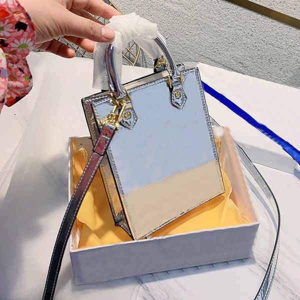

sliver crossbody bags fashion women luxury designers totes leather artwork shoulder bag handbag with letter embossing