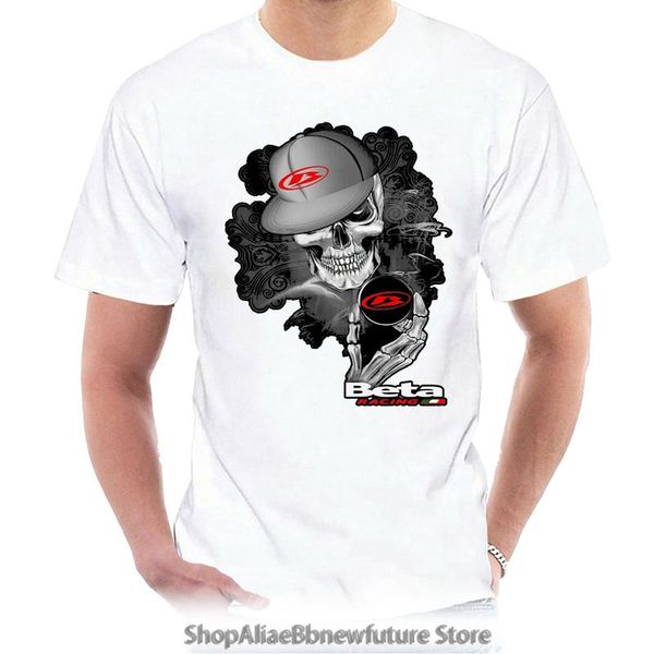 

men's t-shirts t shirt beta motorcycles - skull so cool mans us size s to 4xl 5597y, White;black