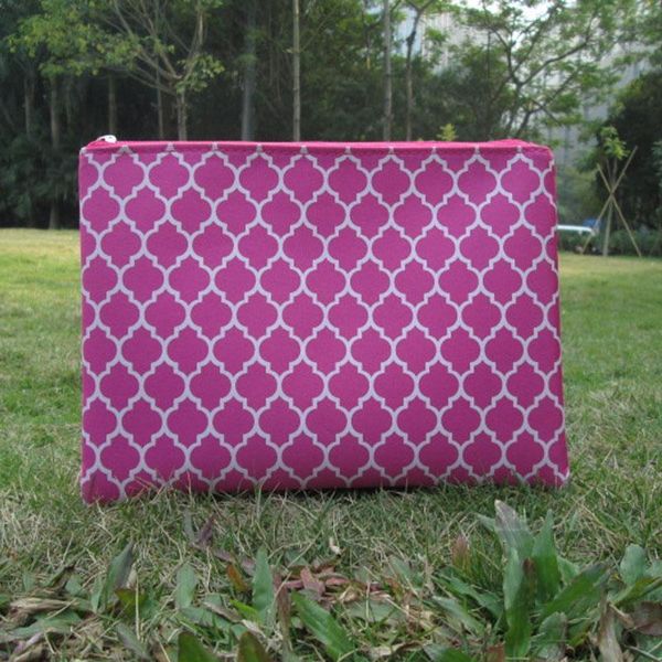 

cosmetic bags & cases rts wholesale domil quatrefoil bag women makeup pouch dom095