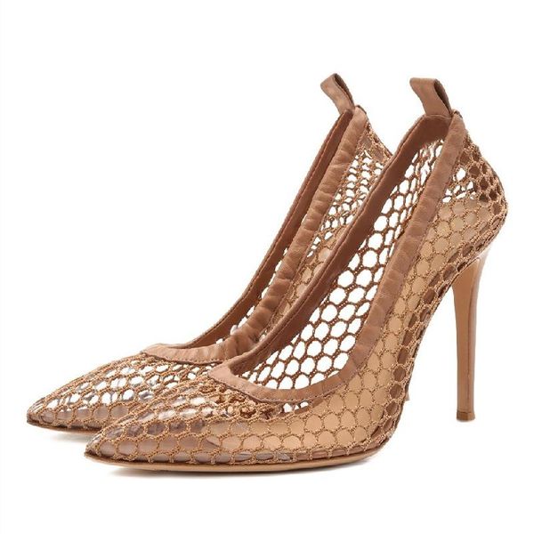 

dress shoes summer women female party sandals black chaussure ponited toe sandalias high heels fashion sandales mesh