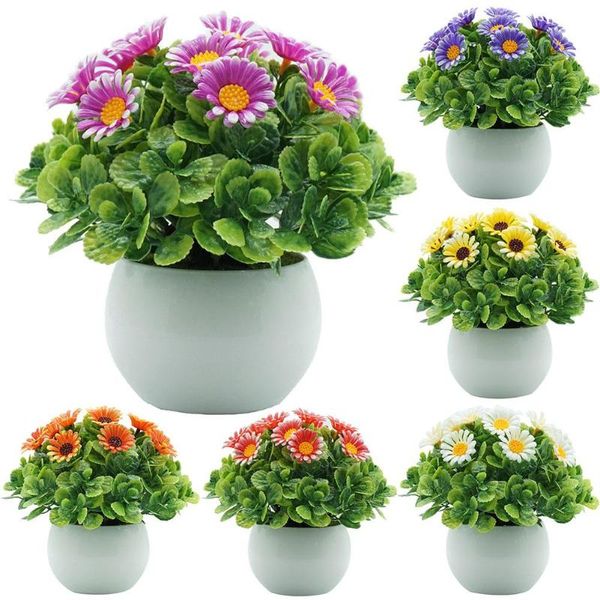 

decorative flowers & wreaths artificial flower plant potted bonsai living room office balcony deskdecor