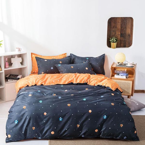 

bedding sets duvet cover flat bed sheets +pillowcase king  full single set 3/4pcs