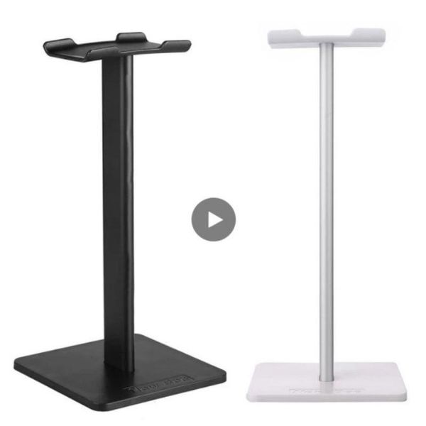 

hooks & rails aluminum headphone holder earphone headset hanger bracket universal desk display stand shelf support