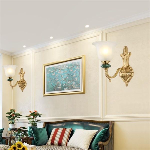 

wall lamp ory modern indoor lamps brass sconces luxury ceramic led fixture decorative for home bedroom living room office