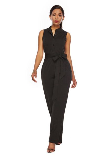 

women's jumpsuits & rompers summer playsuit womens jumpsuit sleeveless formal elegant overalls for lady trendy clothes body feminino pl, Black;white