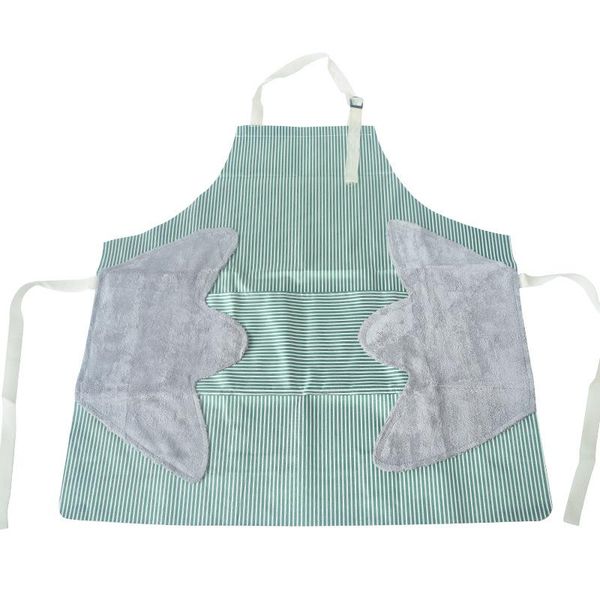

aprons kitchen apron waterproof hand wiping household adjustable thickened oil proof