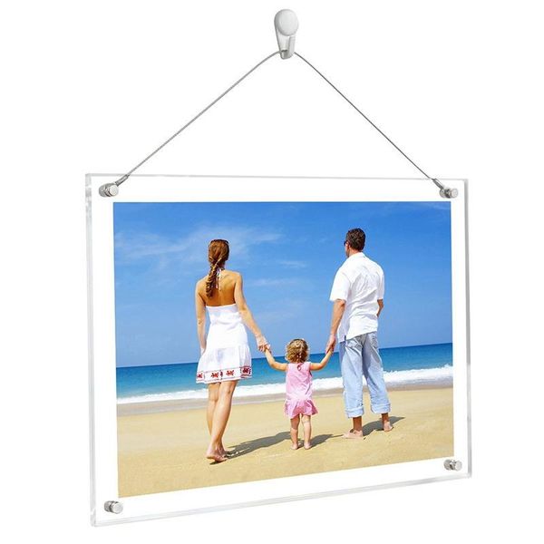 

frames 8x10 inch acrylic po frame transparent crystal table set certificate business license medal