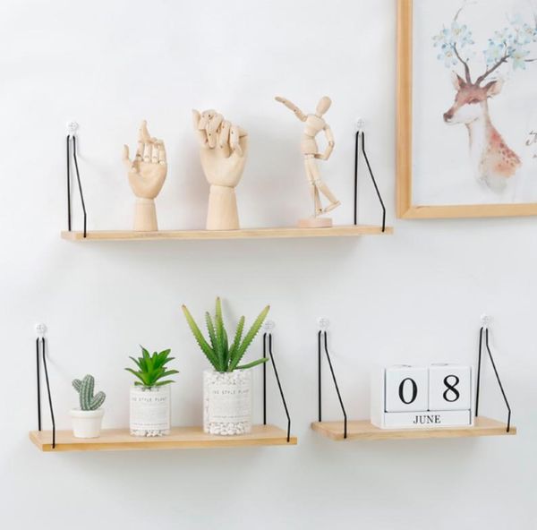 

other home decor nordic style decorative shelves storage rack wooden wall decoration garage kit shelf room