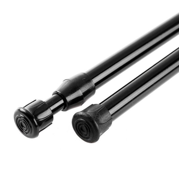 

2pcs tension rods spring curtain mesh voile load rail pole hardware parts & drapes