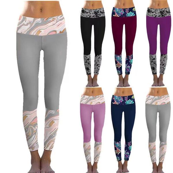 

women's leggings 2021 product pants yoga slim printed trousers, Black