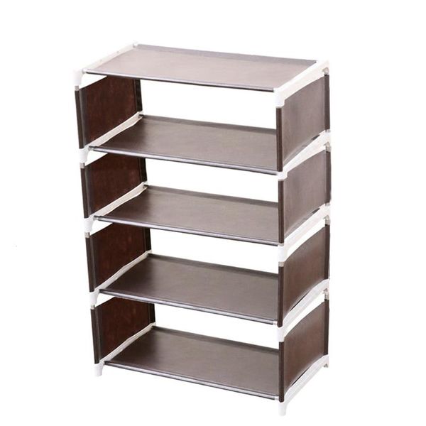 

clothing & wardrobe storage 3/4/5 layers stand rack shoe organizer shelves diy foldable shoes shelf living room - coffee