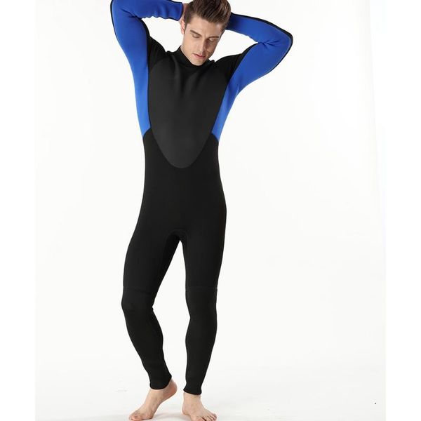 

one-piece suits outdoor water sports clothing wetsuit 3mm neoprene diving suit men surfing swimming full body
