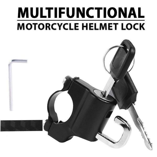 

bike locks motorcycle helmet lock anti-theft multifunctional safe bicycle handlebar for mtb mountain road electromobile