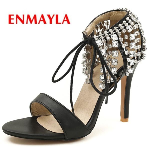 

sandals women summer 2021 high heel zandalias de verano mujer gladiator casual size 34-43 ly1184, Black