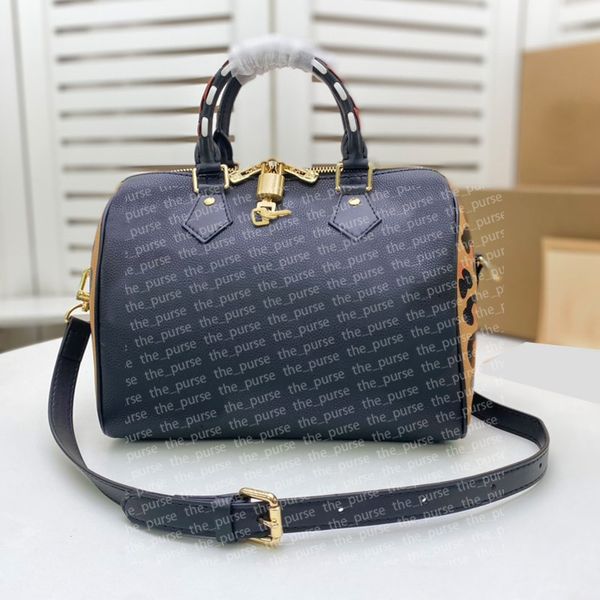 

leopard prints boston bags 25cm wild at heart handbags for women's fall purses