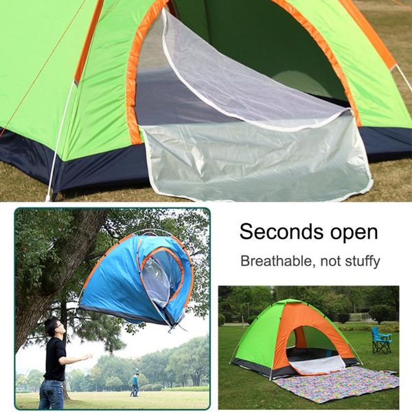 

outdoor automatic tents camping waterproof beach hiking tent with carry bag army green orange for family friend girlfriend and shelters