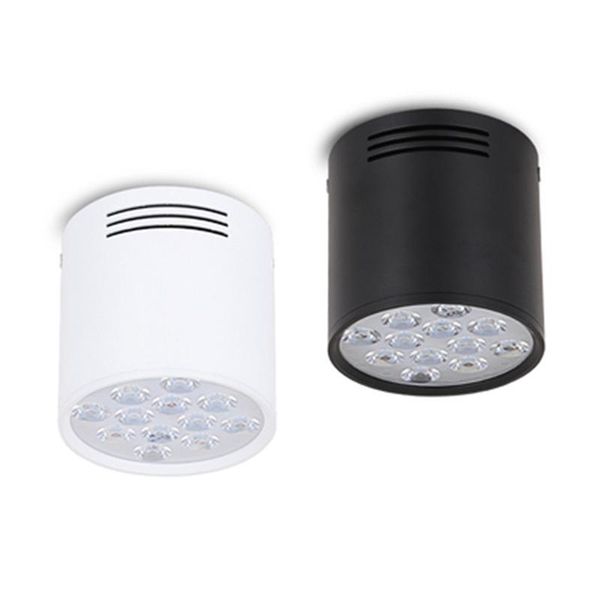 

downlights led downlight 3w 5w 7w 12w surface mounted ceiling lamps spot light white black lamp home indoor