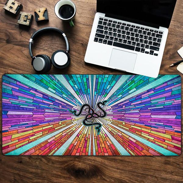 

mouse pads & wrist rests razer pad computer gaming mousepad large gamer mause carpet pc desk mat keyboard