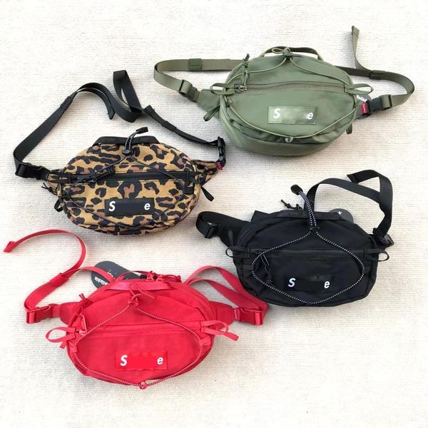 

logo fashion waist outdoor bags chest messenger bag single shoulder bags leisure leopard print