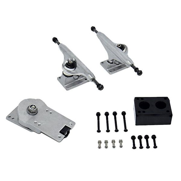 

skateboarding 6.25 inch land surfboard c7 bridge surf skateboard trucks bracket black spring and gasket