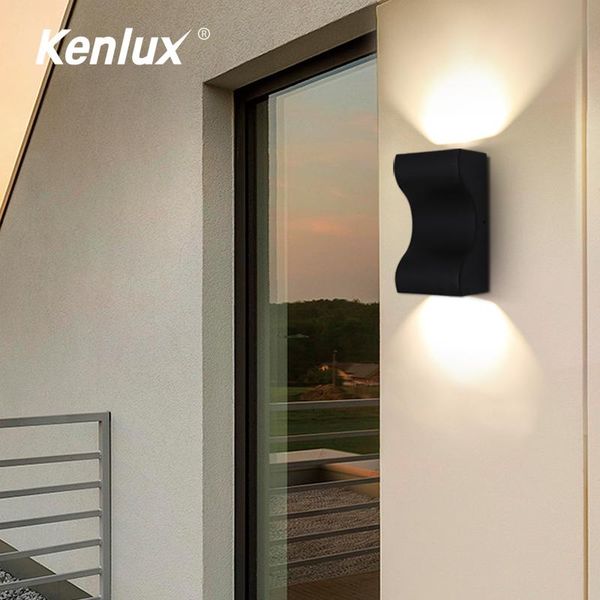 

wall light outdoor waterproof ip65 cob led porch lights modern home decor up down aluminum lamp for yard corridor lamps
