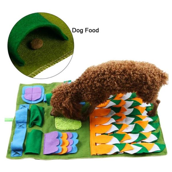 

kennels & pens pet snuffle mat for dogs nose smell training cats natural foraging skills mats indoor outdoor stress relief