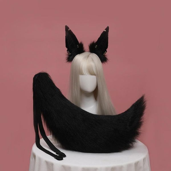 

other event & party supplies animal wolf ears headdress tail set plush handmade costume anime for halloween christmas cosplay accessories