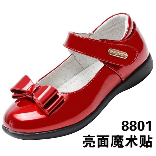 

flat shoes spring 2021 girls leather korean edition black school campus single show out, Black;grey
