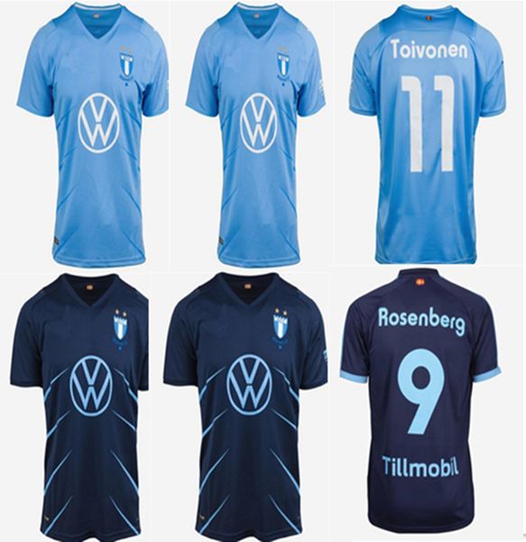 

high-quality 2021 malm ff soccer jersey 21 22 malmo camisetas ola toivonen anders christiansen isaac kiese thelin markus rosenbe, Black;yellow