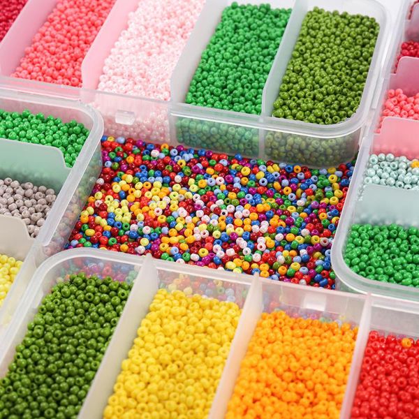 

other 9000pcs box set 2mm mixed czech glass seed spacer beads charm rondelle loose for diy bracelet necklace jewelry making