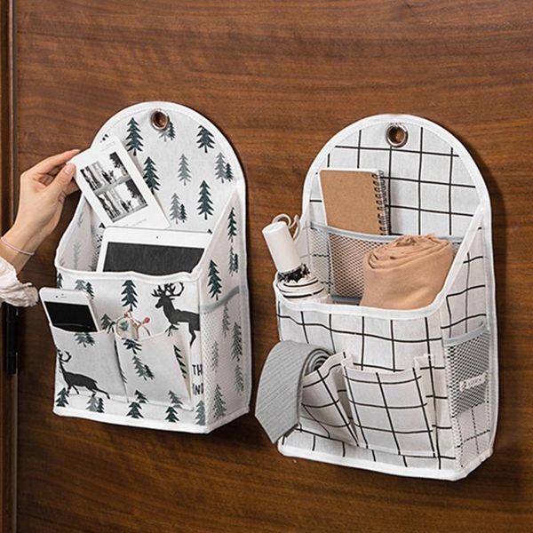 

storage bags household cloth hanging bag sundries organizer toys container bedroom pocket pouch