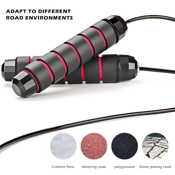 

skipping rope speed weighted jump workout training gear adjustable steel wire home gym fitness boxing equipment ropes