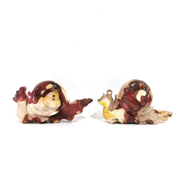 

decorative objects & figurines natural hand crafts mookaite jasper snail shape crystal carving for gifts lj
