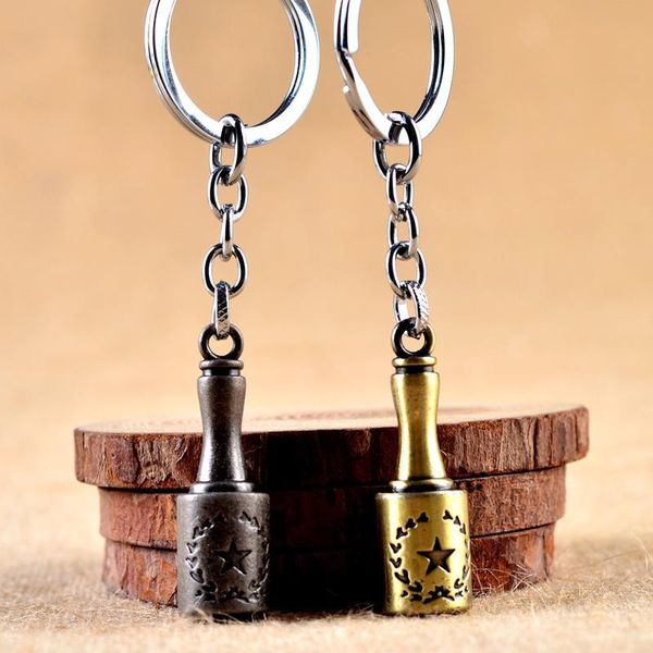 

keychains 2021 grenade model keychain zinc alloy pendant car key accessories for chain, Silver