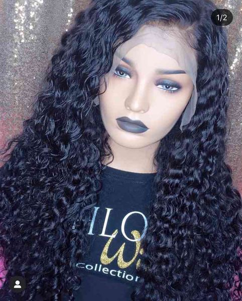 

wig women's long curly fashion hair, Black;brown